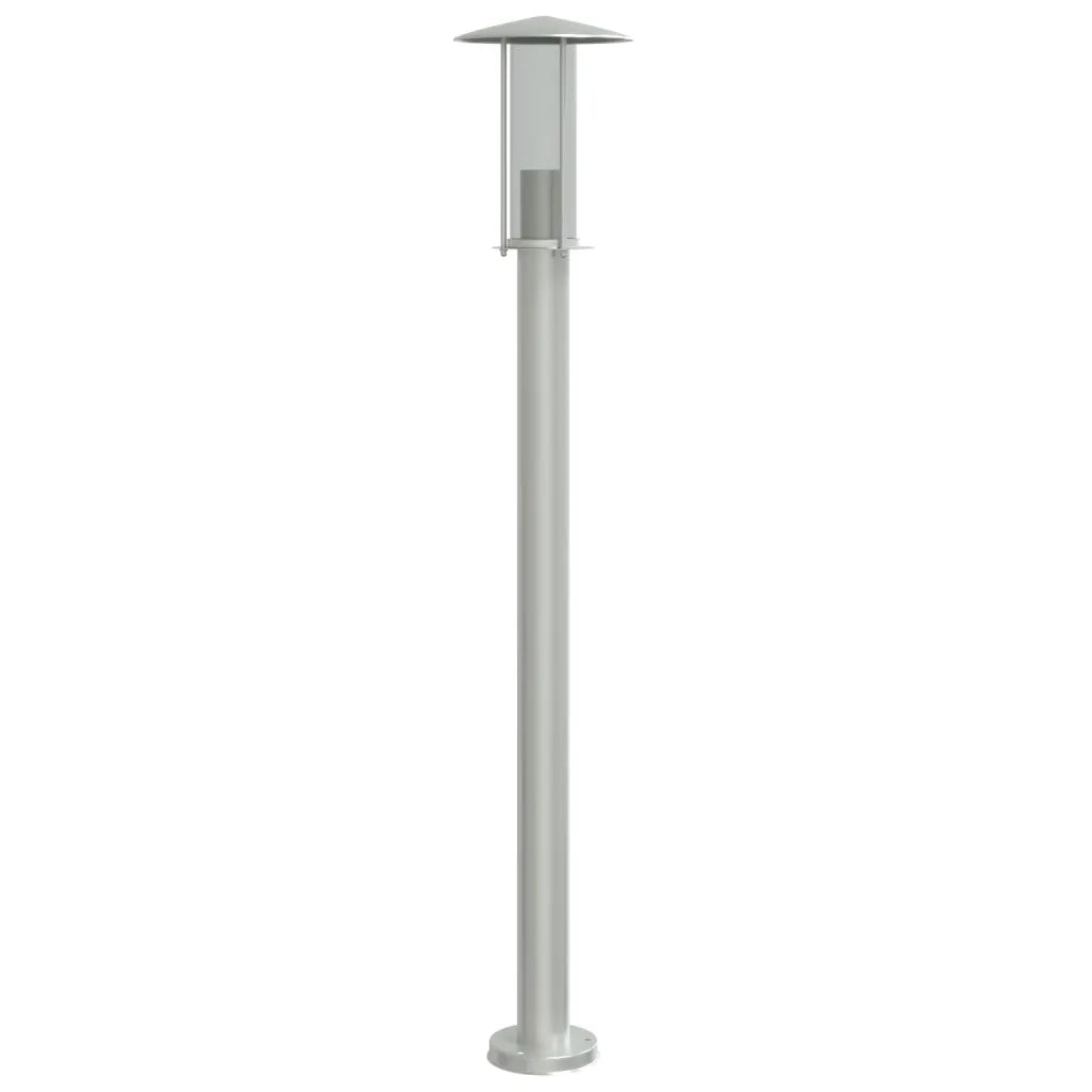 Lampade da Terra per Esterni 3 pz Argento 100cm in Acciaio Inox CFW3623105