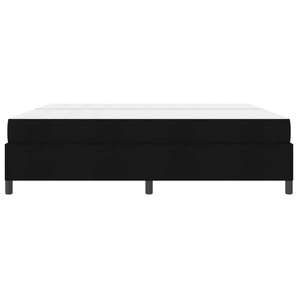 Letto a molle con materasso Nero 200 x 200 cm Tessuto 3398887