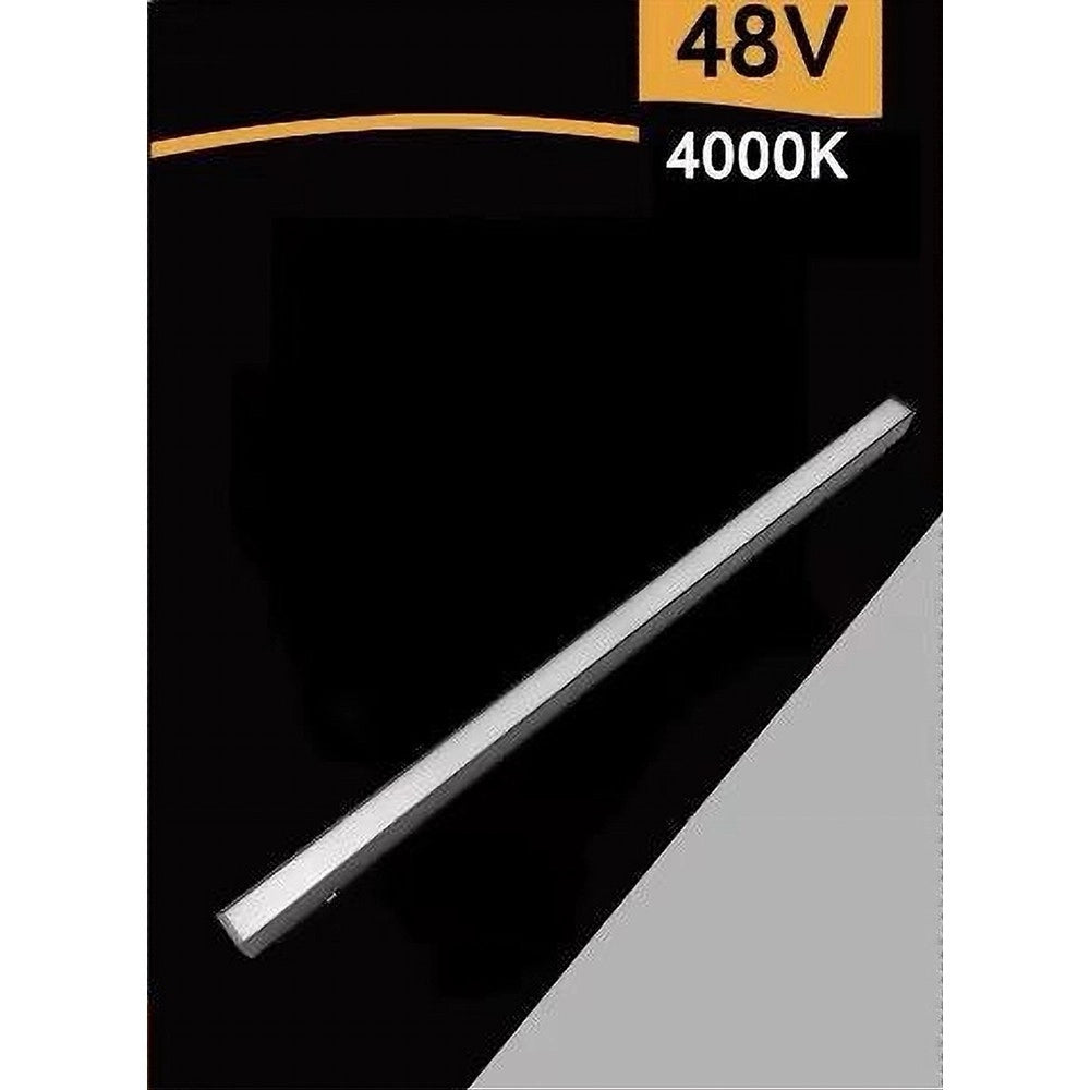 Trade Shop - Faretto Barra Led 24w Magnetico Copertura Opaca Binario 48v Luce 3000k 4000k Smd-24w - -bianco Naturale      -