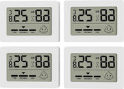 Termometro e idrometro digitale per interni - mini termometro e idrometro - misuratore di umidità e temperatura per camera - con indicatore di felicità - termometro e idrometro - per camera da bambini e soggiorno - camera