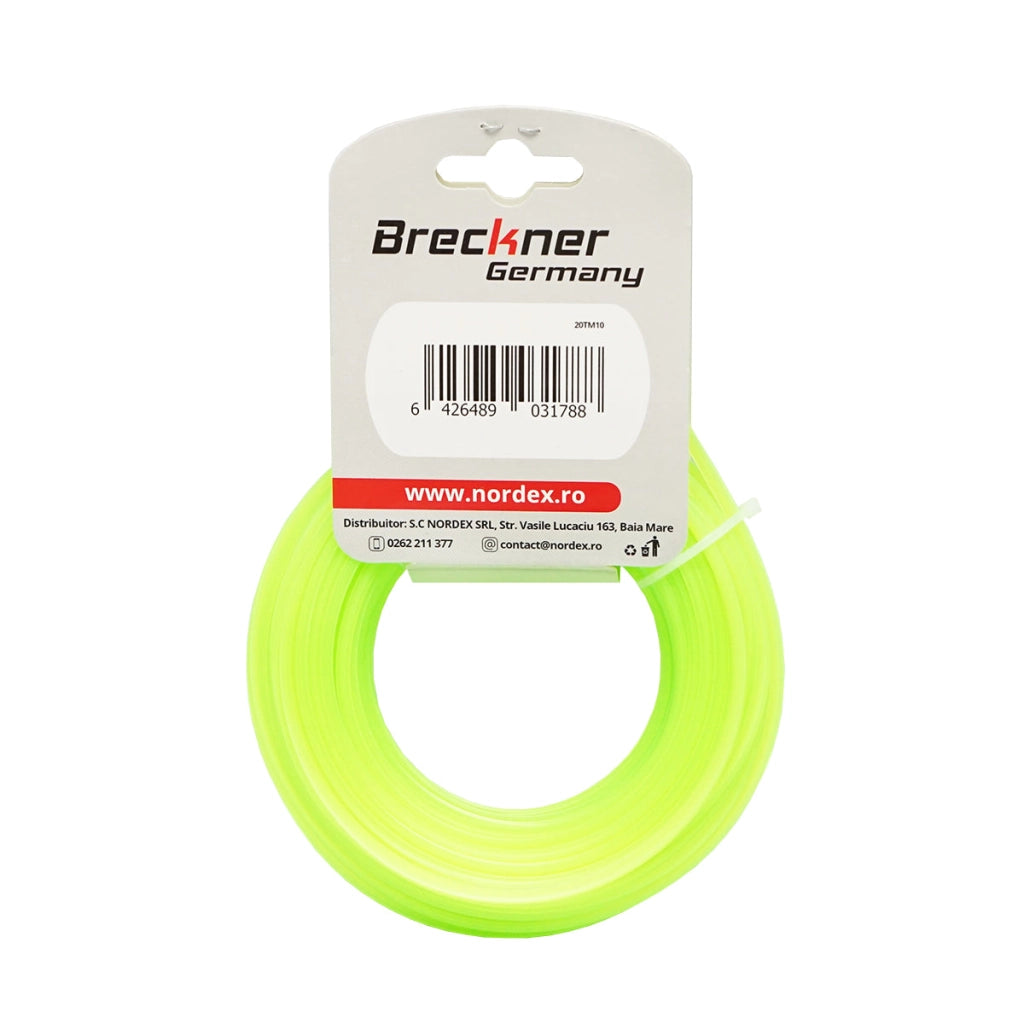 Filo a stella per decespugliatore, 3 mm x 15 m Breckner Germany