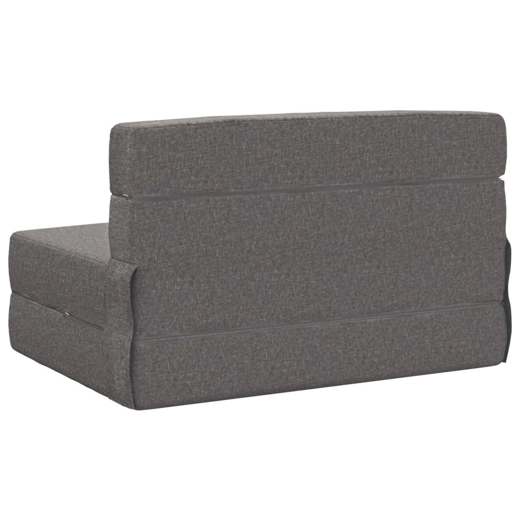 Divano letto | Sof¨¤ letto | Letto singolo Pieghevole Grigio Chiaro 100 x 80 x 60 cm Tessuto