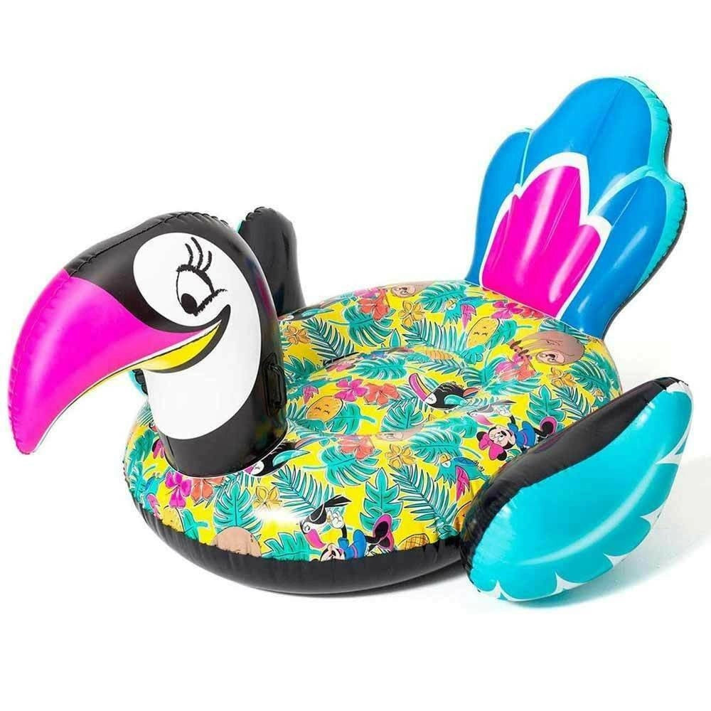 Trade Shop - Tucano Minnie Gonfiabile Gigante Isola Materassino Mare Piscina 180 X 150 X 89 Cm -