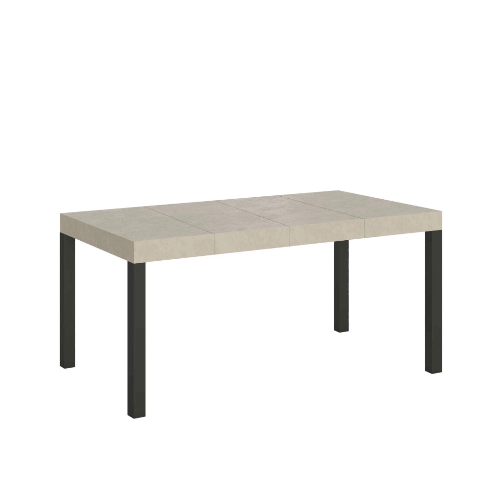 Tavolo Allungabile 120-224x90x77 cm Everyday Premium Cashmere Gambe Antracite