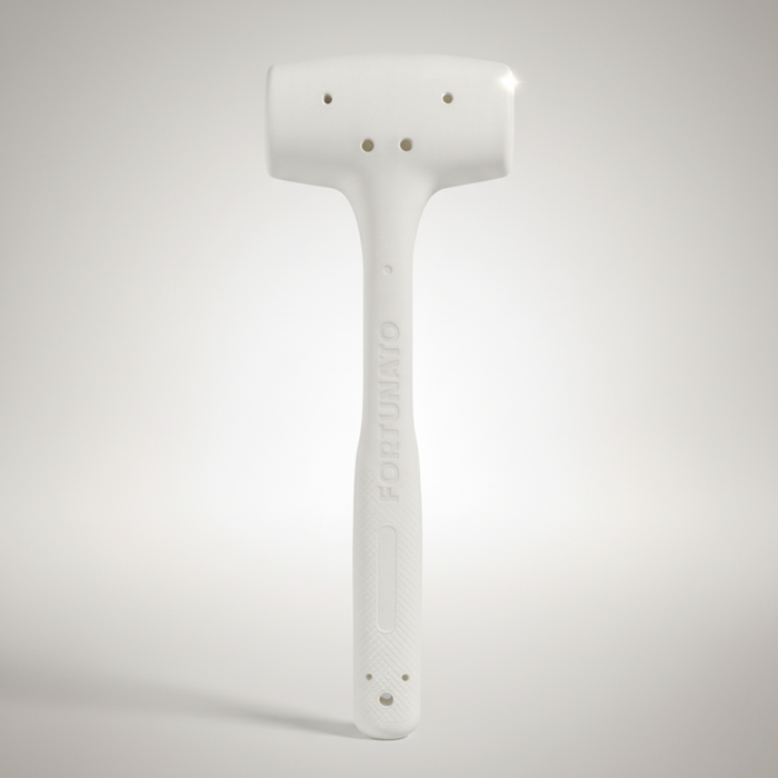 Martello battipiastrelle in gomma antirimbalzo per posa 500 gr.