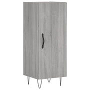 Credenza | Madia | Buffet da pranzo | Armadio da pranzo Grigio Sonoma 34,5x34x90 cm in Legno Multistrato