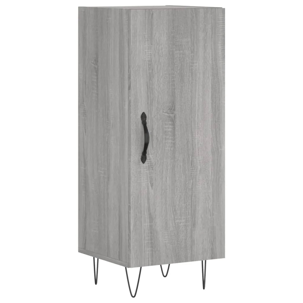 Credenza | Madia | Buffet da pranzo | Armadio da pranzo Grigio Sonoma 34,5x34x90 cm in Legno Multistrato