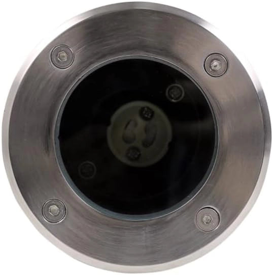 Faretto lampada da incasso a terra calpestabile segnapasso tondo con attacco gu10 per esterno da giardino sentieri IP65 luce spot