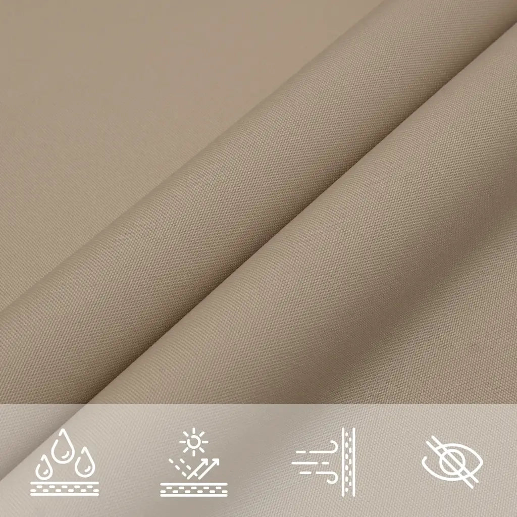 Vela Ombreggiante-Parasole a vela Oxford Triangolare 4x5x5 m Grigio Talpa