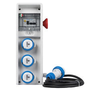 FME 74.128 QUADRO 3P CEE 220V IP65 C/PULS. EMERG- 1,0 pz