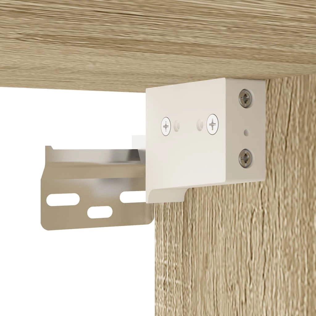 Mobile TV multimediale da parete mensola TV mobile TV sala da pranzo soggiorno camera da letto 2 pezzi rovere Sonoma 40 x 34,5 x 60 cm marrone 02_0028995