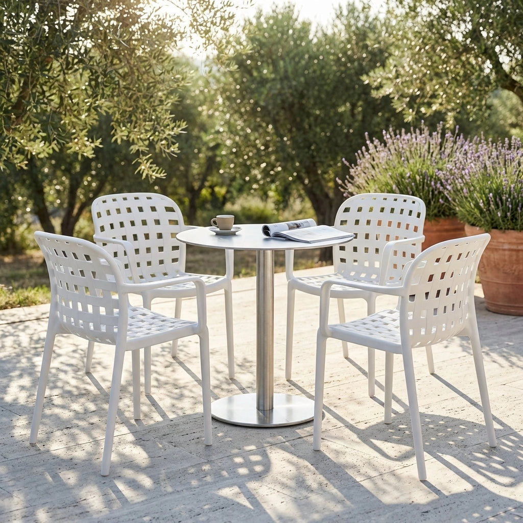 Poltrona da Giardino in Polipropilene cm 58x57 5x82 5 - JEN