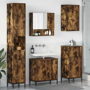 Set di mobili per il bagno con cassetto con porta Rovere fumé 3393118