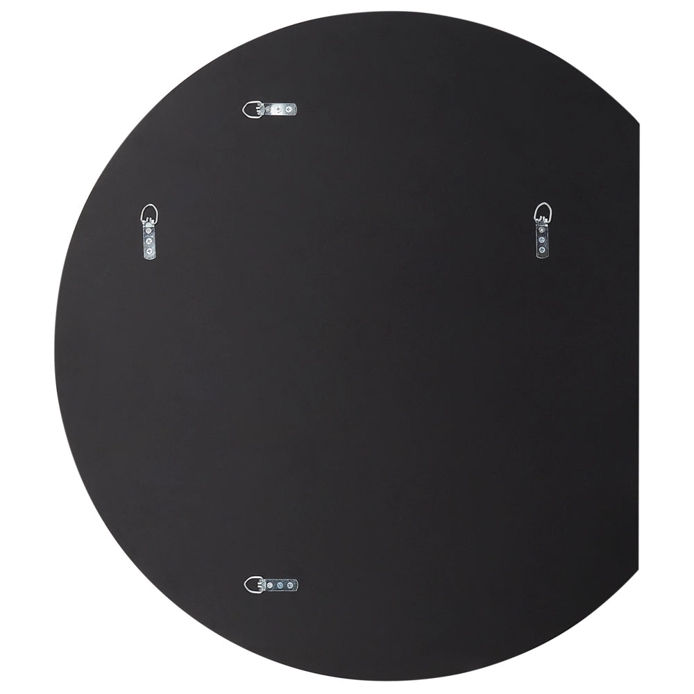 Specchio da parete blu 70 x 79 cm di forma rotonda con ganci Decorazione da parete in stile moderno
