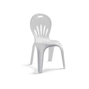 Sedia Resina Monoblocco Stella di Mare Bianca 1185 Scab