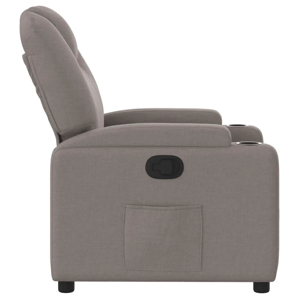 Poltrona Reclinabile in Tessuto Tortora 372373