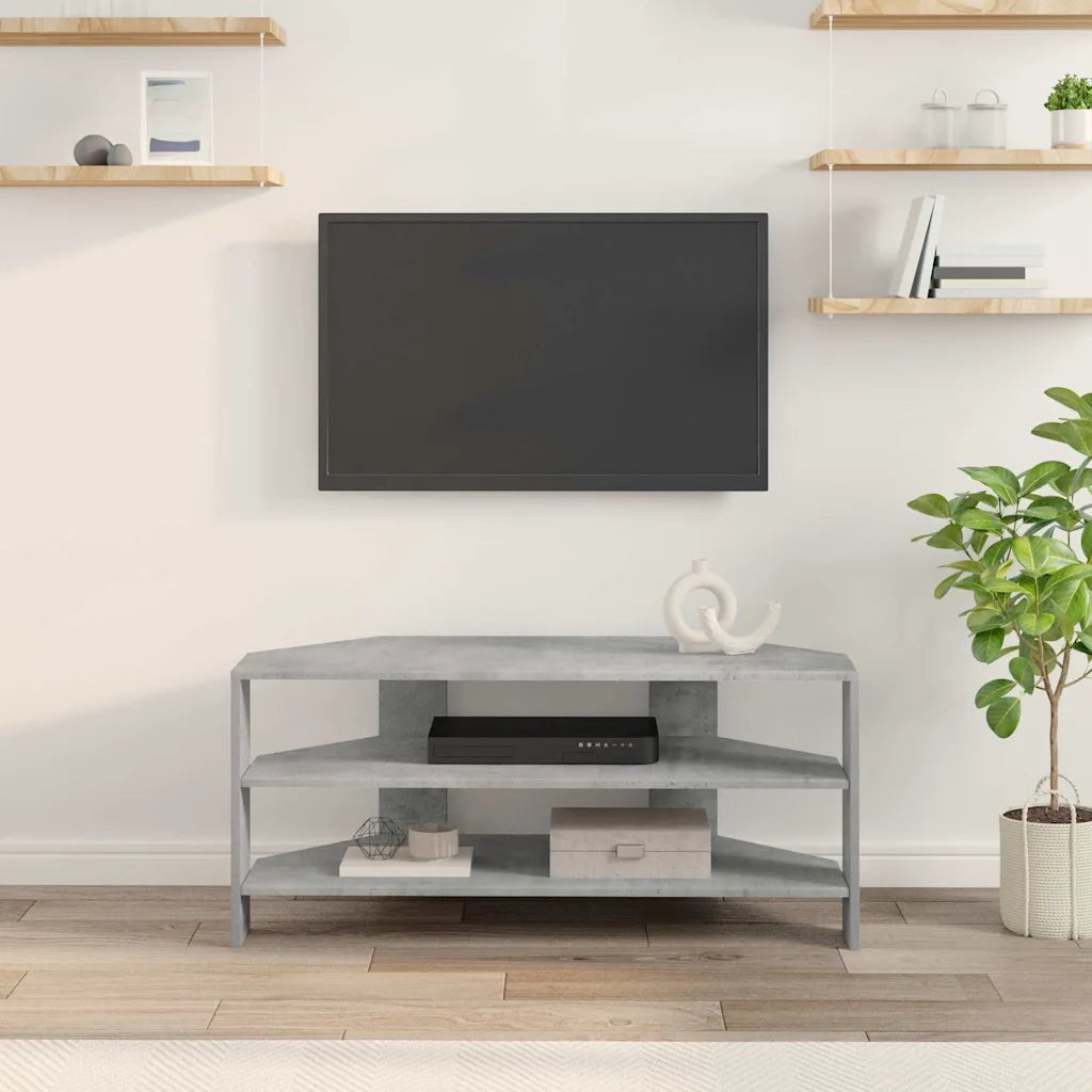 MobileTVAngolare 102x40,5x45cm Grigio cemento 889768