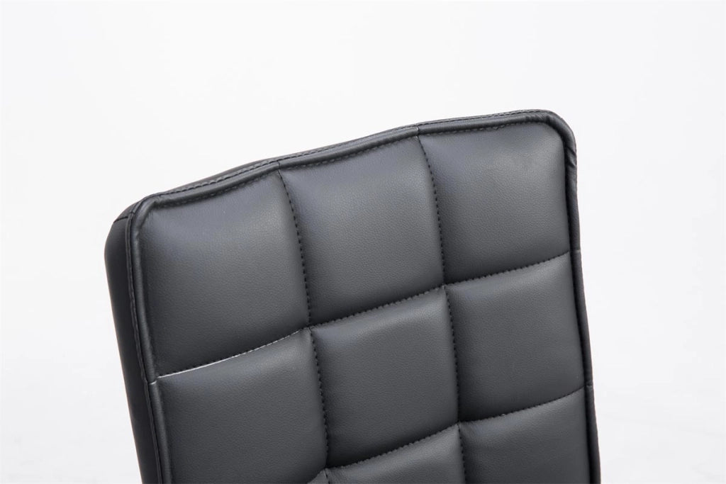 Sedia da pranzo Peking V2 in similpelle nero