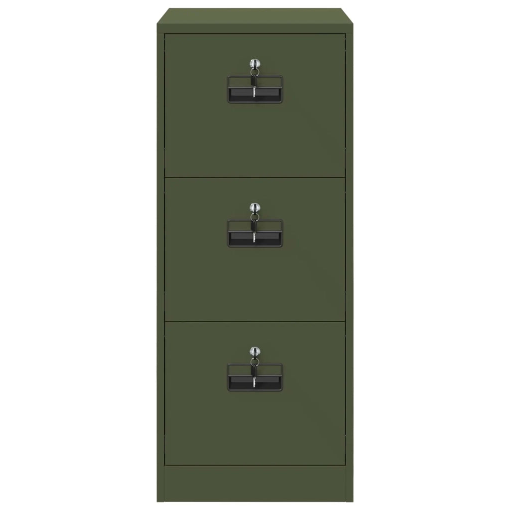 Armadio per File con cassetto Verde oliva 44 x 50 x 106.5 cm 891602