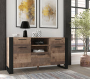 Mobile cassettiera  cm 155x45x87h soggiorno NUKA Grange Rovere scuro