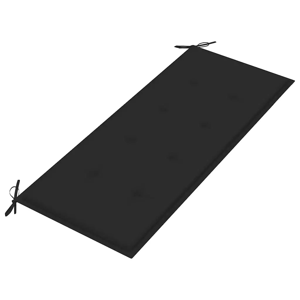Panca da Giardino con Cuscino 120 cm in BambÃ¹