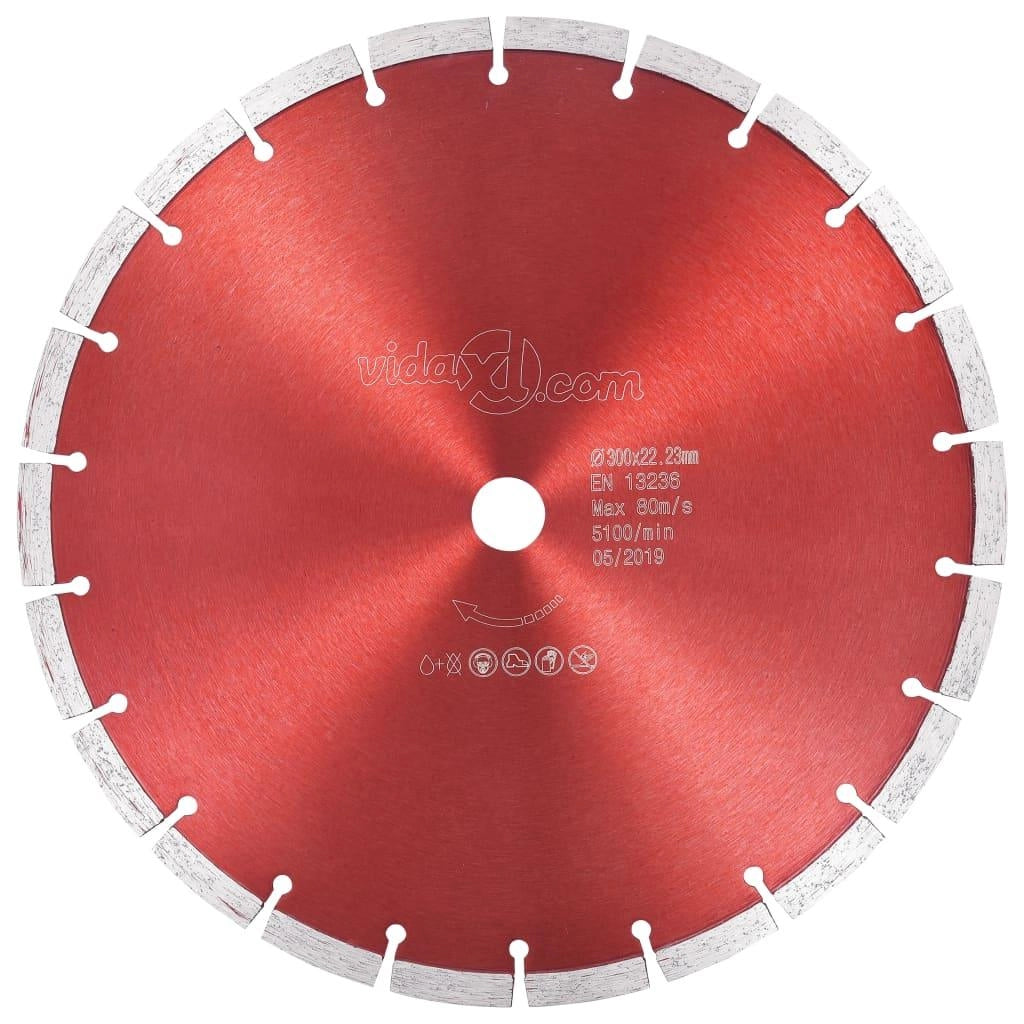 Disco da taglio diamantato lama per sega materiali in calcestruzzo disco per smerigliatrice macchina per smerigliatura sega da tavolo acciaio resistente 300 mm 02_0003711