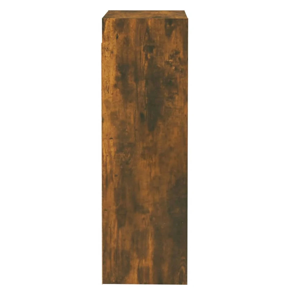Mobile TV multimediale mensola TV credenza TV sala da pranzo soggiorno camera da letto rovere affumicato 30,5 x 30 x 90 cm legno ingegnerizzato marrone 02_0028893