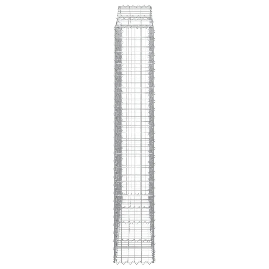 Cesti Gabbioni ad Arco 6 pz 200x30x180/200 cm Ferro Zincato 3145518