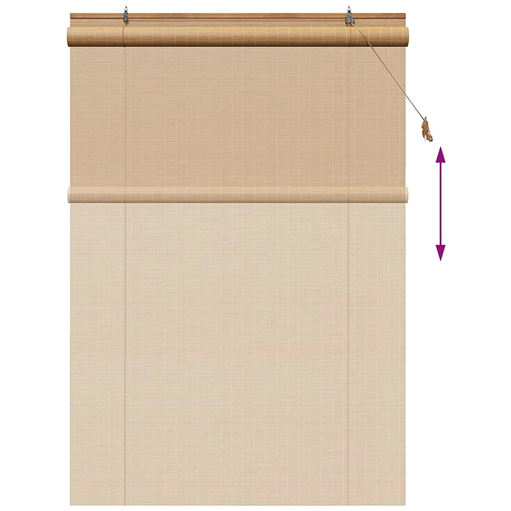 Tenda a rullo Marrone 160 x 220 cm Bambù 42039747