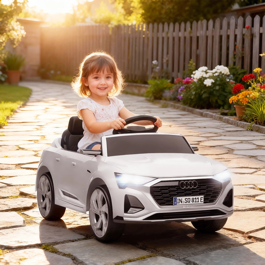 Auto Bambini Elettrica Audi Q8 12V ¨C Minimal ¨C Bianco