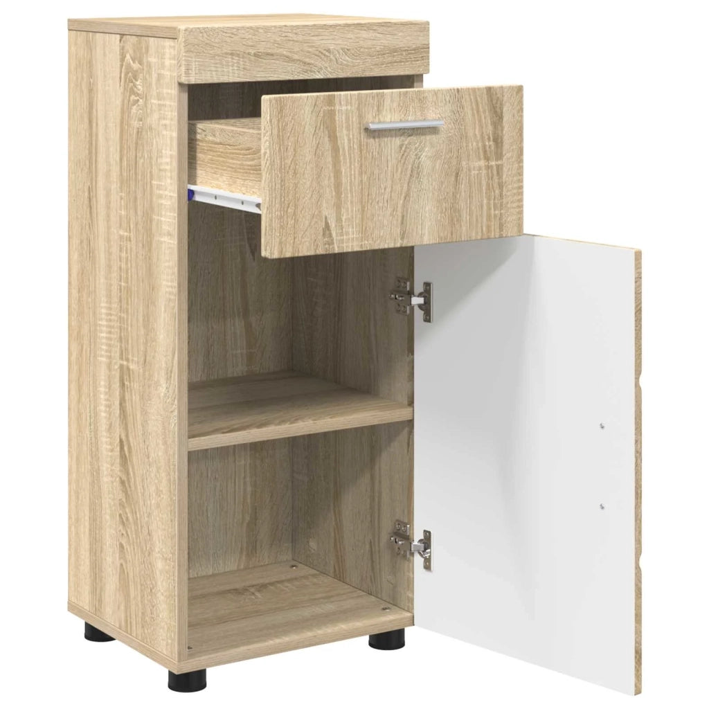 Set di Armadi da Bagno | Armadio da bagno TULUM Rovere Sonoma 37 x 31,5 x 82 cm