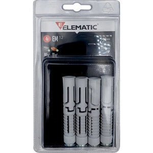 ELEMATIC BLISTER TASSELLO EM12 12X70 MM 4 PZ- ITW CONSTRUCTION PRODUCTS ITALY- 10,0 confezione