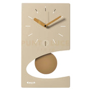 Orologio da parete di design moderno Eclipse pendolo Crema