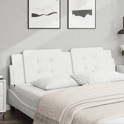 vidaXL Cuscino Testiera Bianco 183 cm in Similpelle