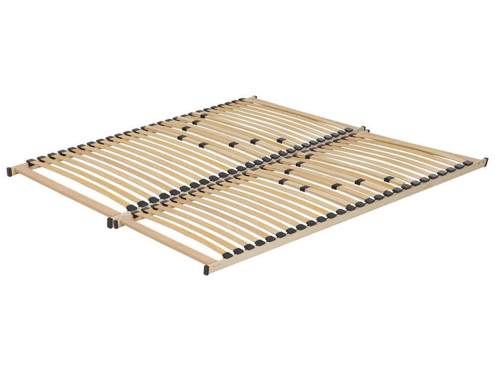 Base letto EU matrimoniale Size 180 x 200 cm Telaio in legno con doghe a molle solide