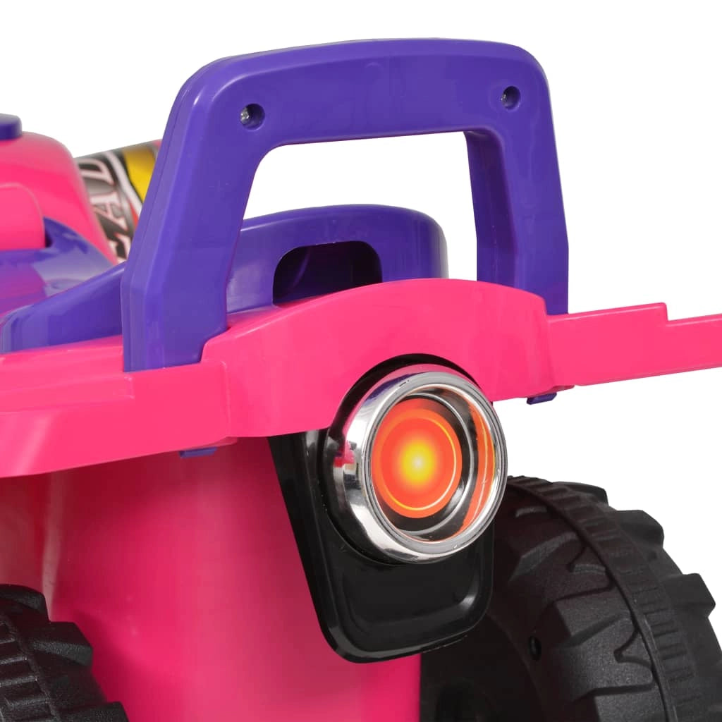 Quad per bambini con suoni e luci rosa e viola 02_0005224