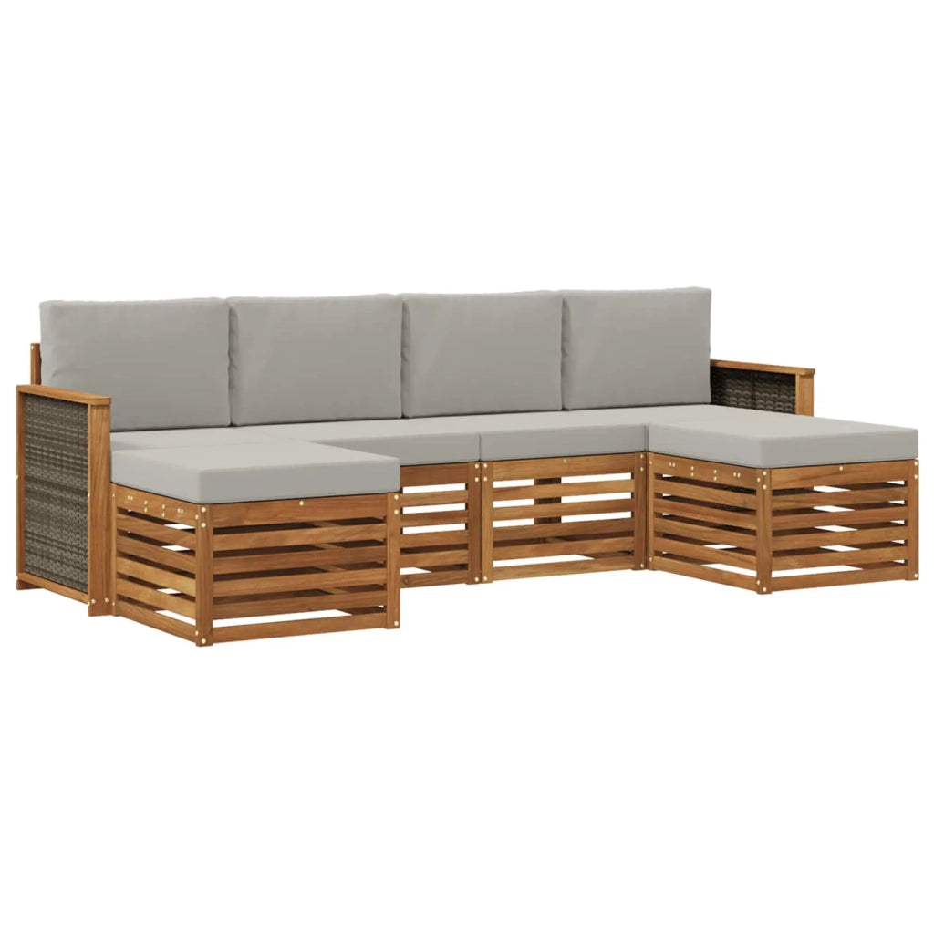 Set divani Legno di Acacia Massello 3384677