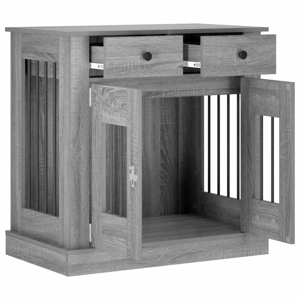 Mobile da cassa per cani Sonoma grigio 80 x 47,5 x 80 cm 8014770