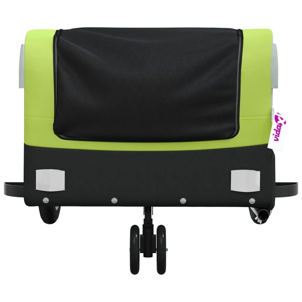 Rimorchio da Bici Nero e Verde 30 kg in Ferro CFW9846127