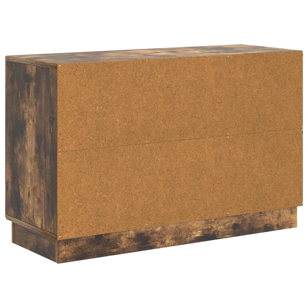 Credenza Rovere Fumo 89 x 34,5 x 57 cm Legno ingegnerizzato