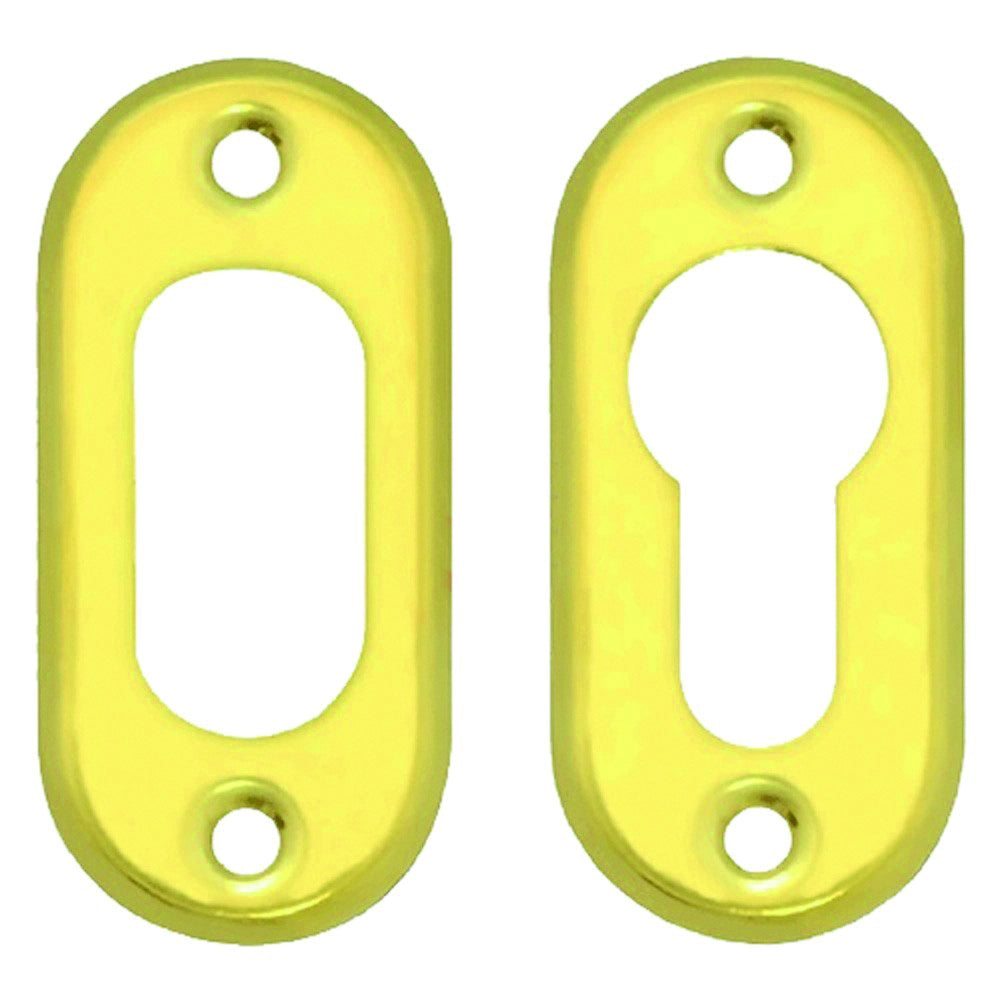 Cisa BORCHIA IN OTTONE PER CILINDRO OVALE mm. 54 (1 COPPIA)