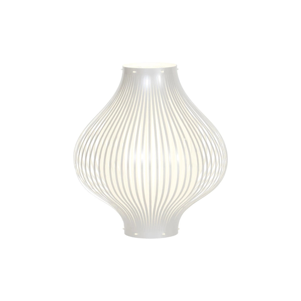 Lampada da tavolo Luna in polipropilene bianco