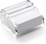 Blocchetto trasparente per appunti e note - 400 fogli - Dimensioni: H6,4 x B12 x D11 cm