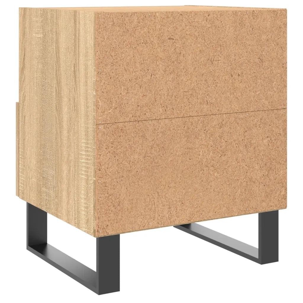 Comodino | Armadio da Notte | Mobiletto da notte Rovere Sonoma 40x35x47,5 cm in Legno Multistrato