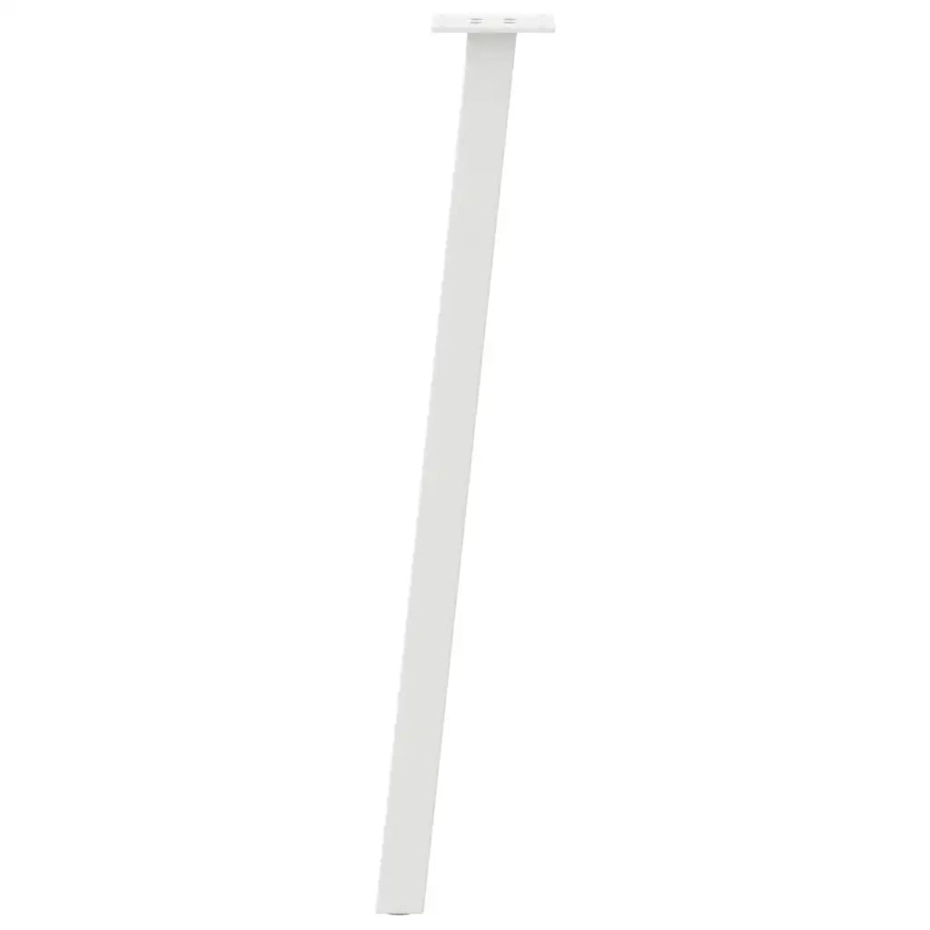 Gambe per tavolo consolle 4 pz bianche 72 cm in acciaio