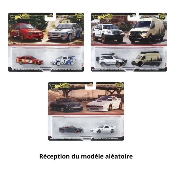 Hot Wheels - Car Culture Premium Set 2 veicoli - Set macchinine piccole - dai 3 anni in su - Hot Wheels - HBL96 - modello