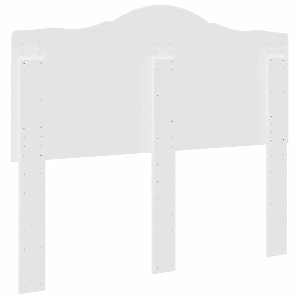 Testiera-Testata-Testiera Decorativa Bianco 120 cm Legno multistrato 474318