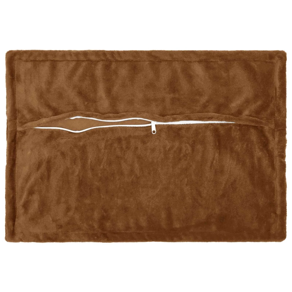 Federa 6 pcs HOUTEN Marrone Chiaro 50 x 80 cm Flanella 920288