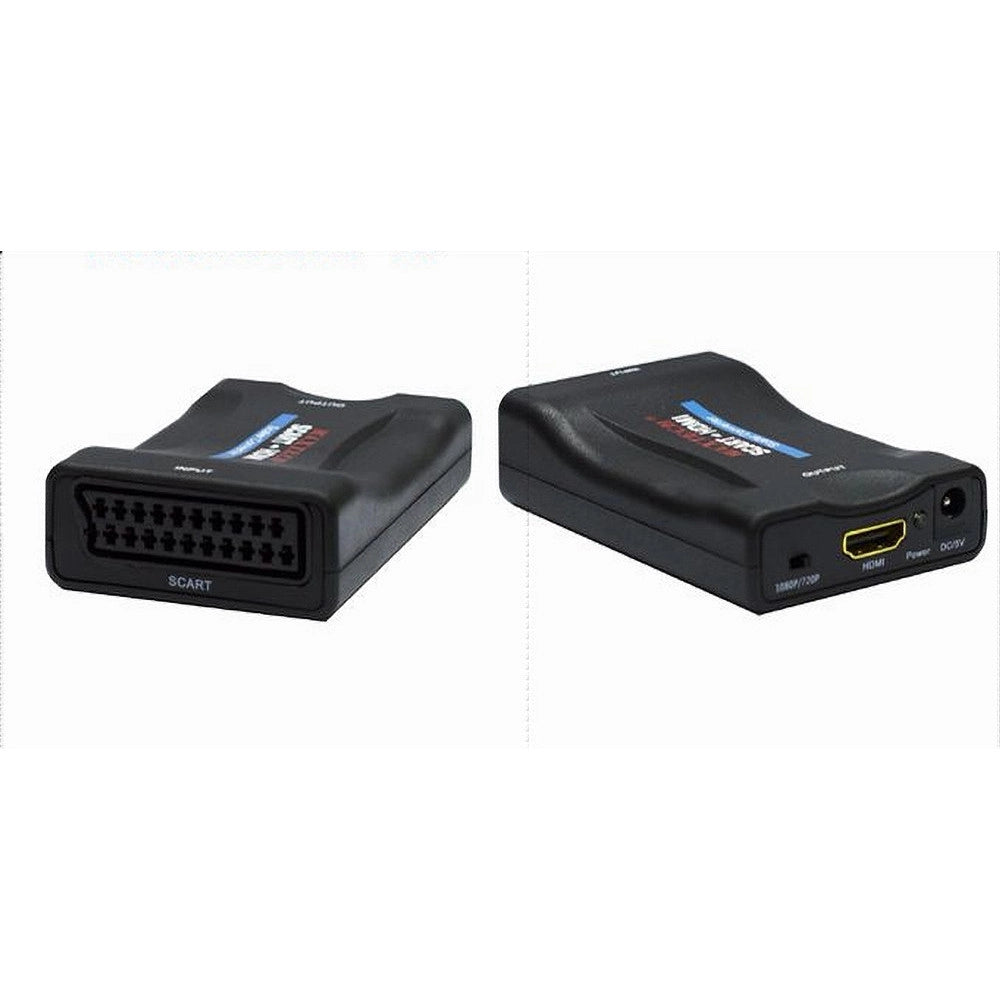 Trade Shop - Convertitore Audio Video Analogico Scart A Digitale Hdmi Full Hd 1080p Maxtech Cscart-hd -