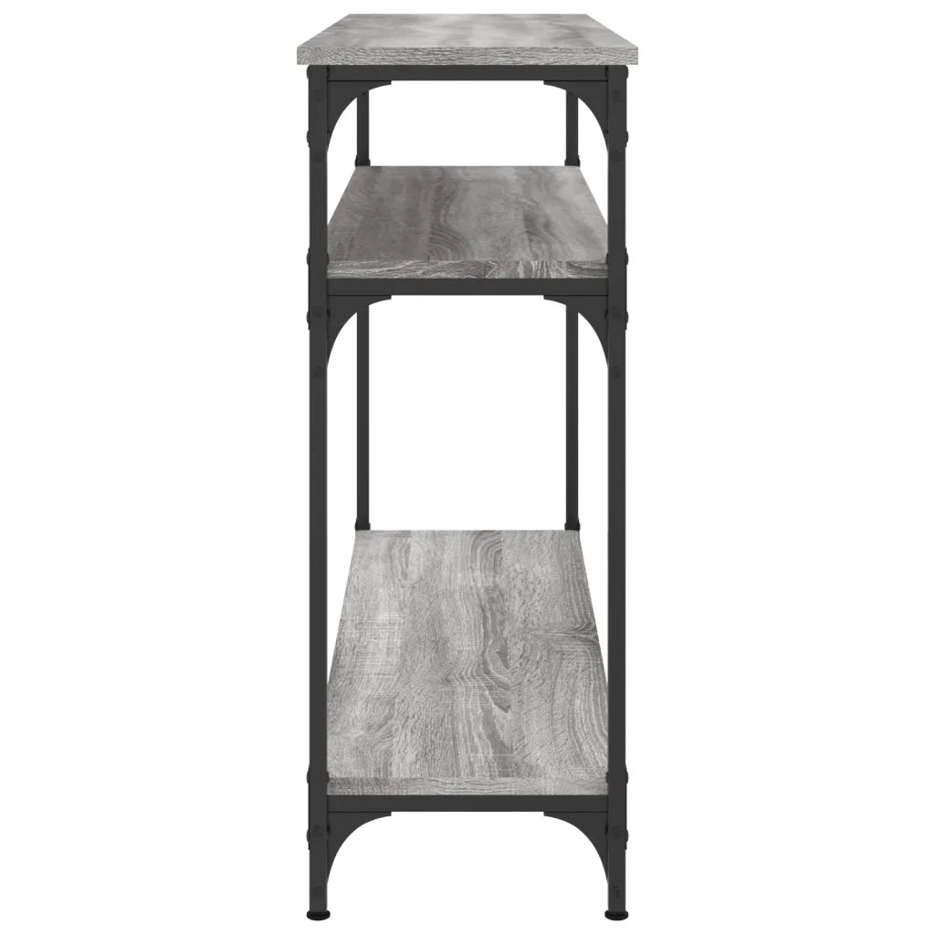 Tavolo Consolle | Tavolo d'Ingresso Grigio Sonoma 100x29x75 cm in Legno Multistrato